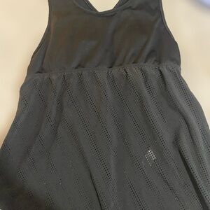 💜Black Sleeveless Mesh work out top💜